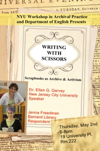 May 2 Writing with scissors